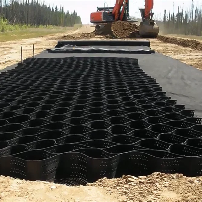 Текстурированный hdpe пластик геоцел - Фотография_2