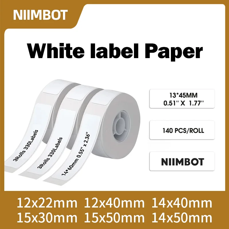 Niimbot d110, белая наклейка