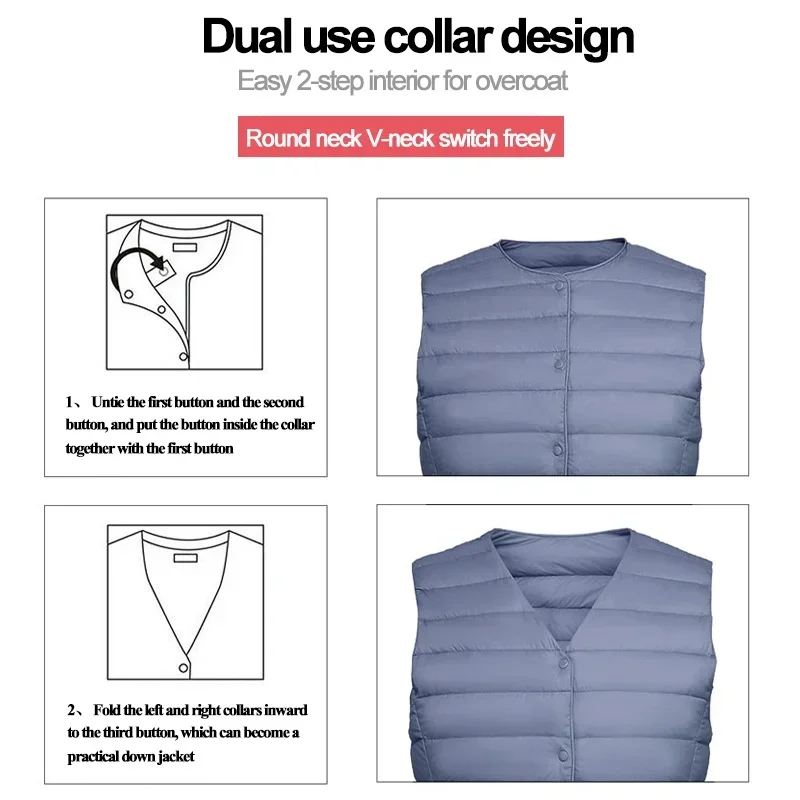 Года, женская куртка-пуховик без рукавов - Фотография_2