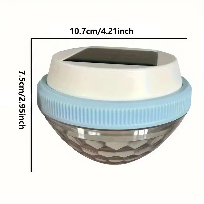 Плавающий светильник для бассейна на солнечной батарее - Фотография_5