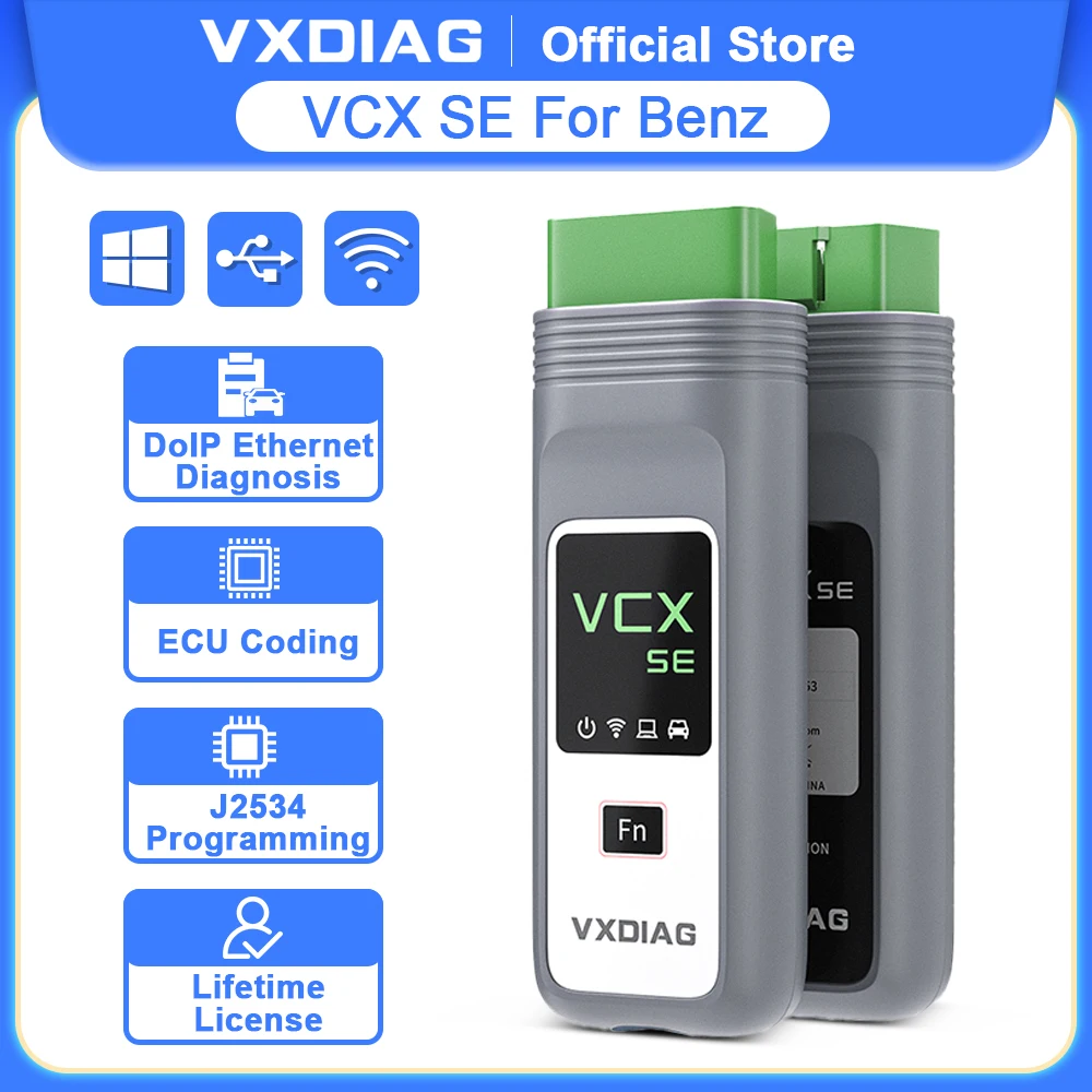 Vxdiag vcx se для mercedes obd2