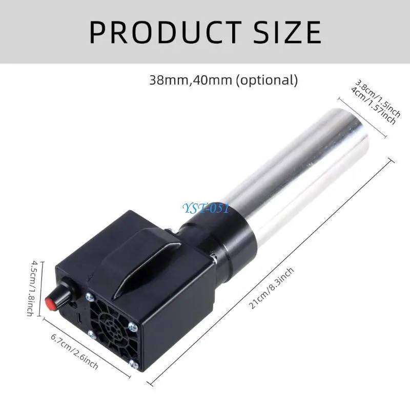 E15a 12 в вентилятор для барбекю - Фотография_6