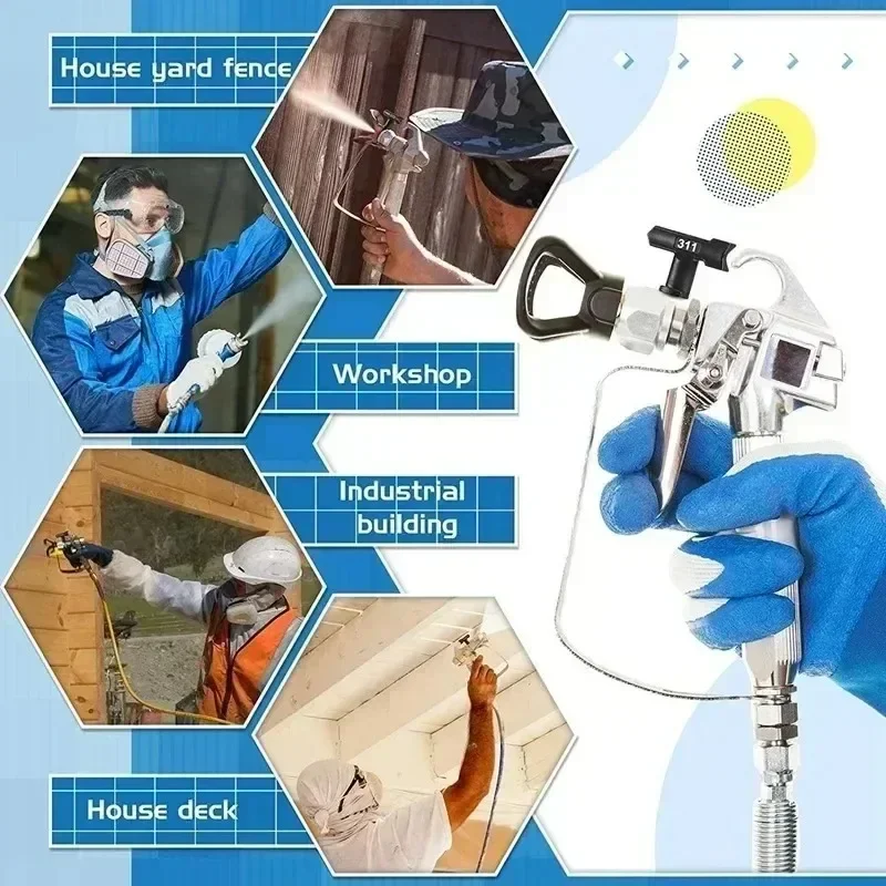 Черные безвоздушные распылительные насадки suntool - Фотография_6