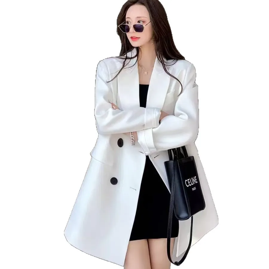 Женский пиджак цвета хаки - Фотография_5