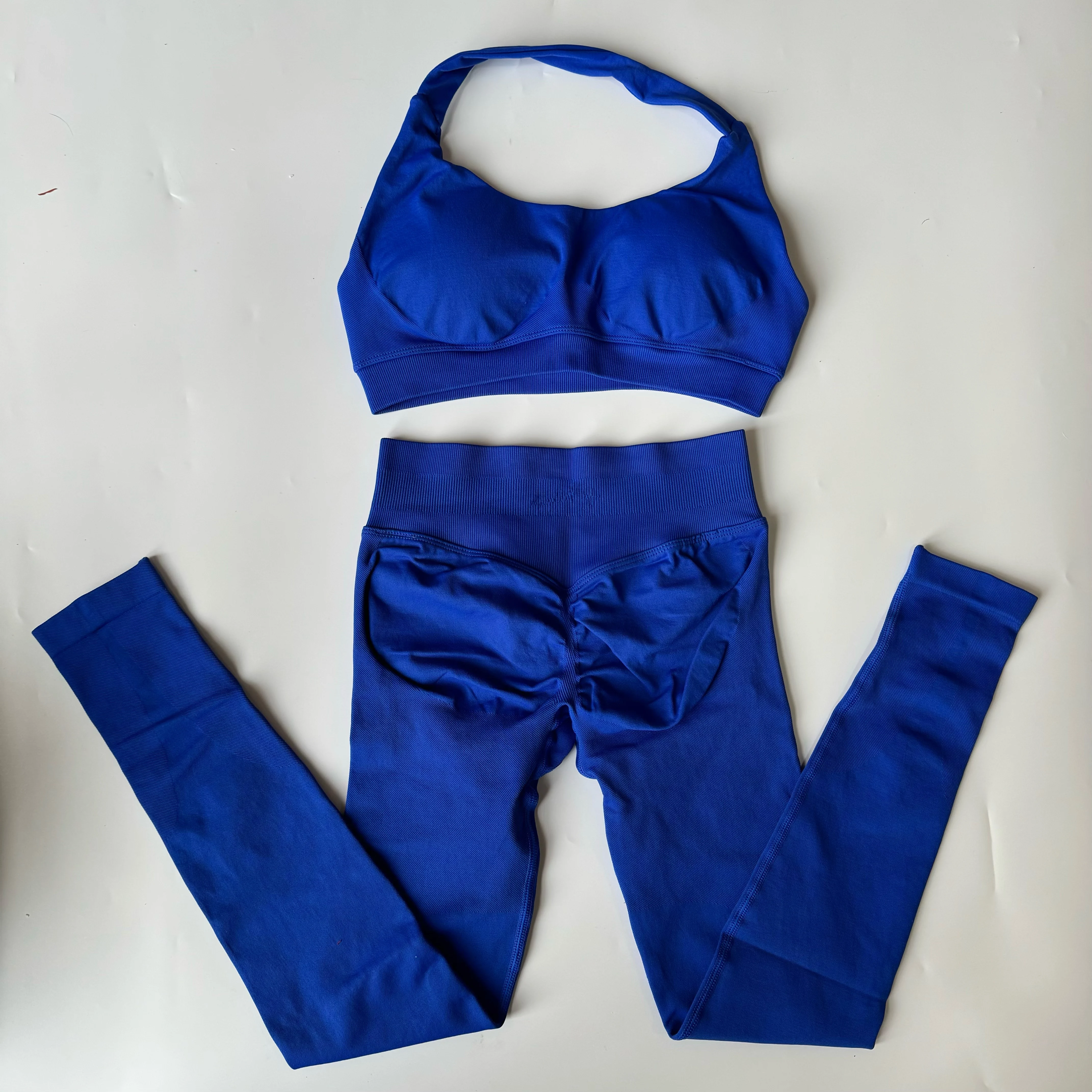 Женский бесшовный костюм для йоги; - Фотография_3