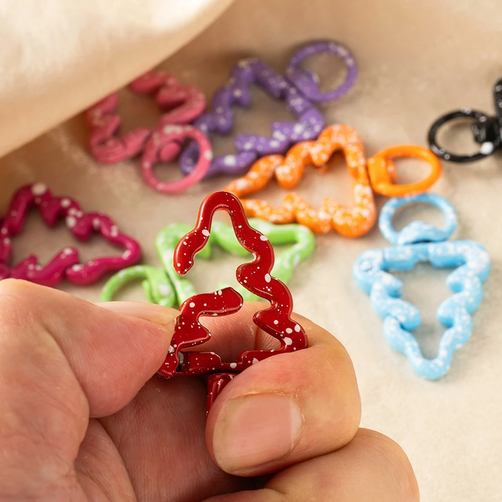 Металлическое многоцветное кольцо для рождественской елки - Фотография_3