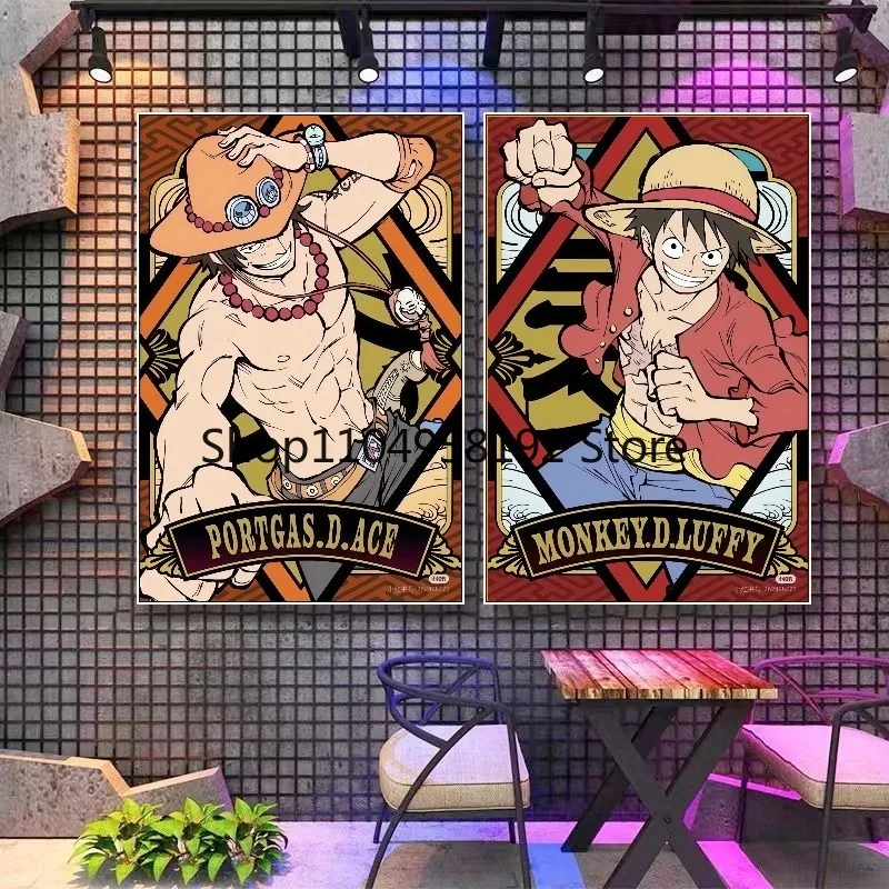 Япония one piece ace luffy art