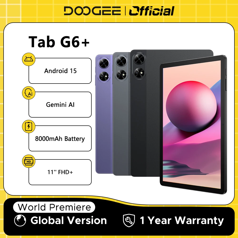 Doogee tab g6+ 2 в 1 планшетный