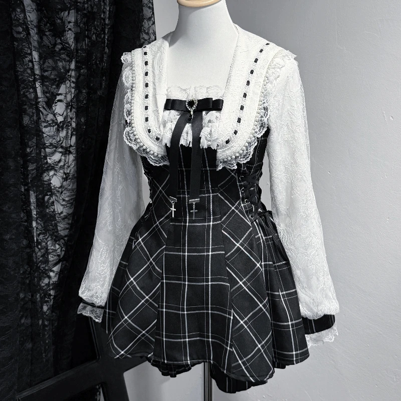 Осенний новый милый комплект платьев - Фотография_3