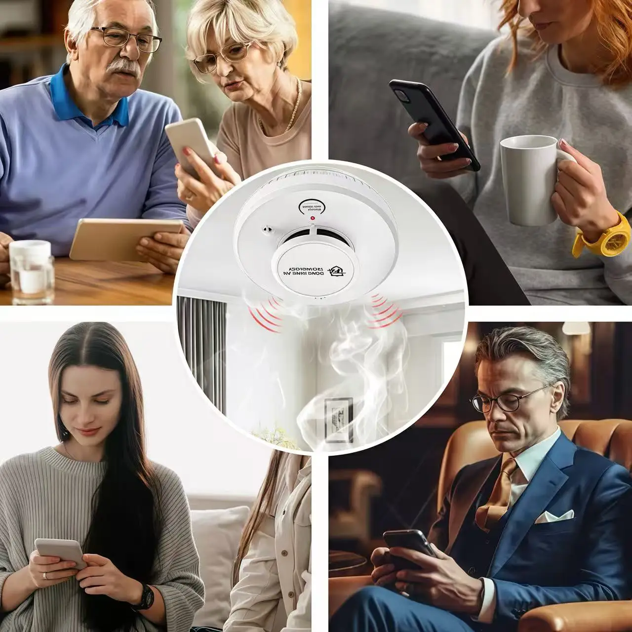 Dfa wi-fi детектор дыма 2 в 1 детектор - Фотография_4