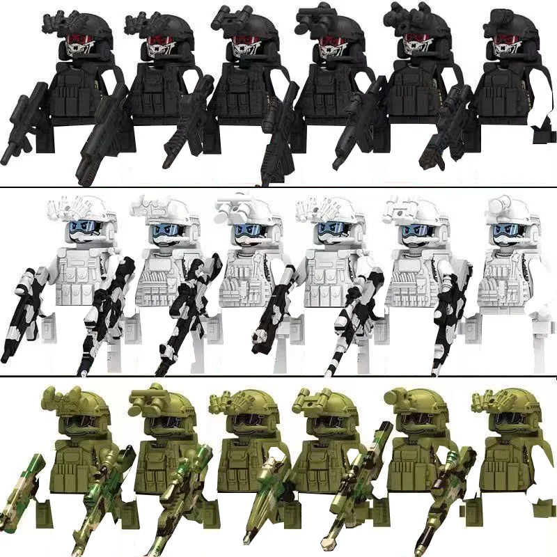 Военные наборы строительных блоков спецназа