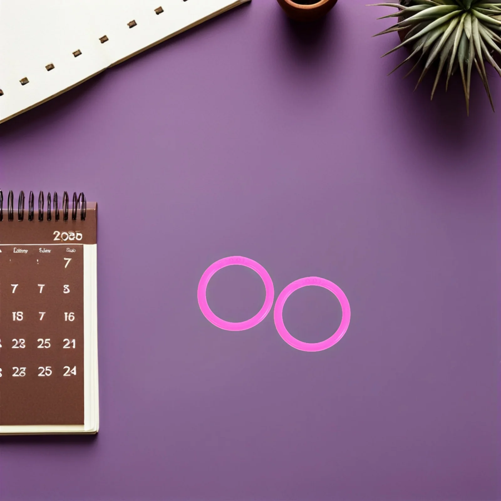 Разноцветные пластиковые кольца для переплета - Фотография_2