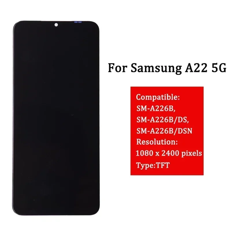 Для samsung a22 5g жк-дисплей с сенсорным экраном и дигитайзером в сборе - Фотография_2