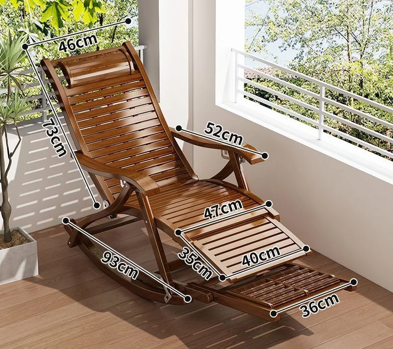 Кресло-качалка с мягкой подушкой - Фотография_2