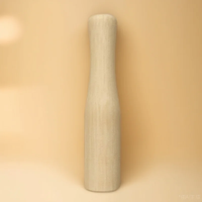 Мадлер из настоящего дерева с длинной ручкой