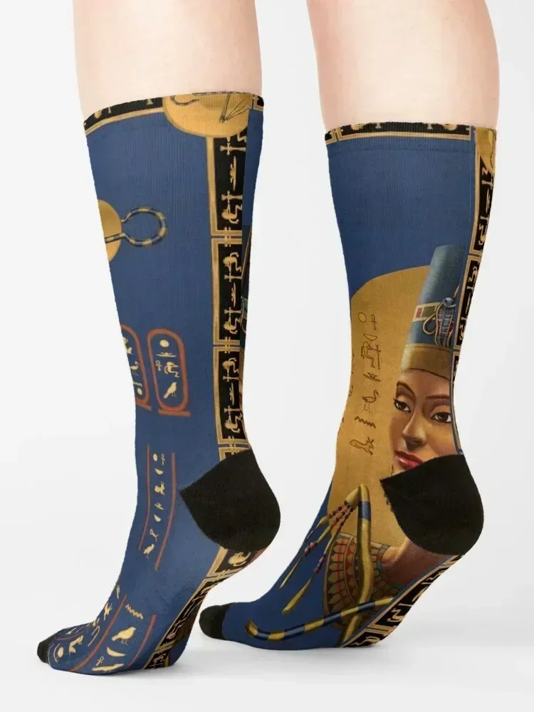 Синие носки nefertiti на заказ - Фотография_4