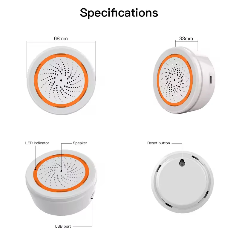 Moes tuya zigbee умный датчик звука - Фотография_6