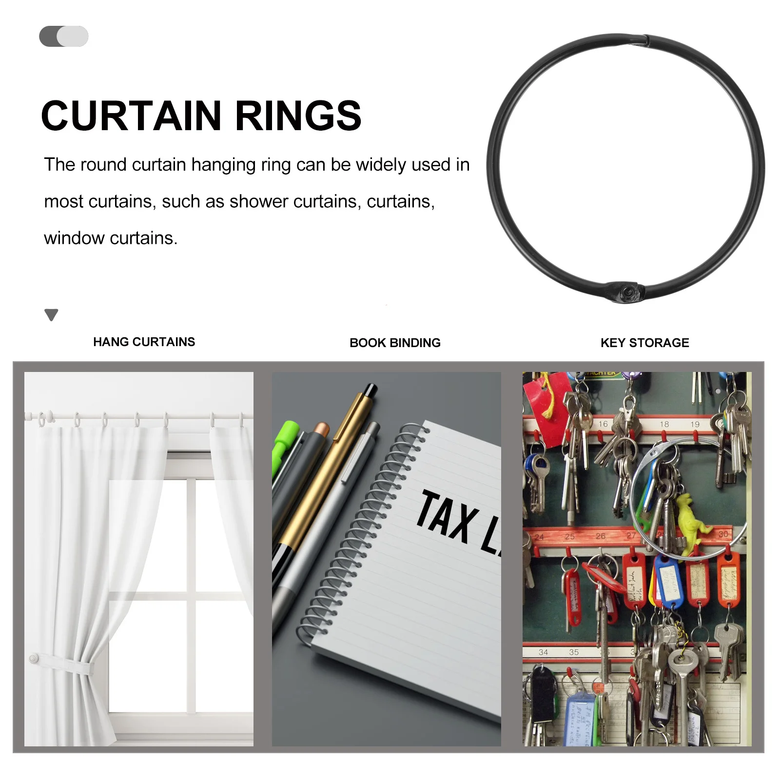 Круглые кольца для карнизов - Фотография_2