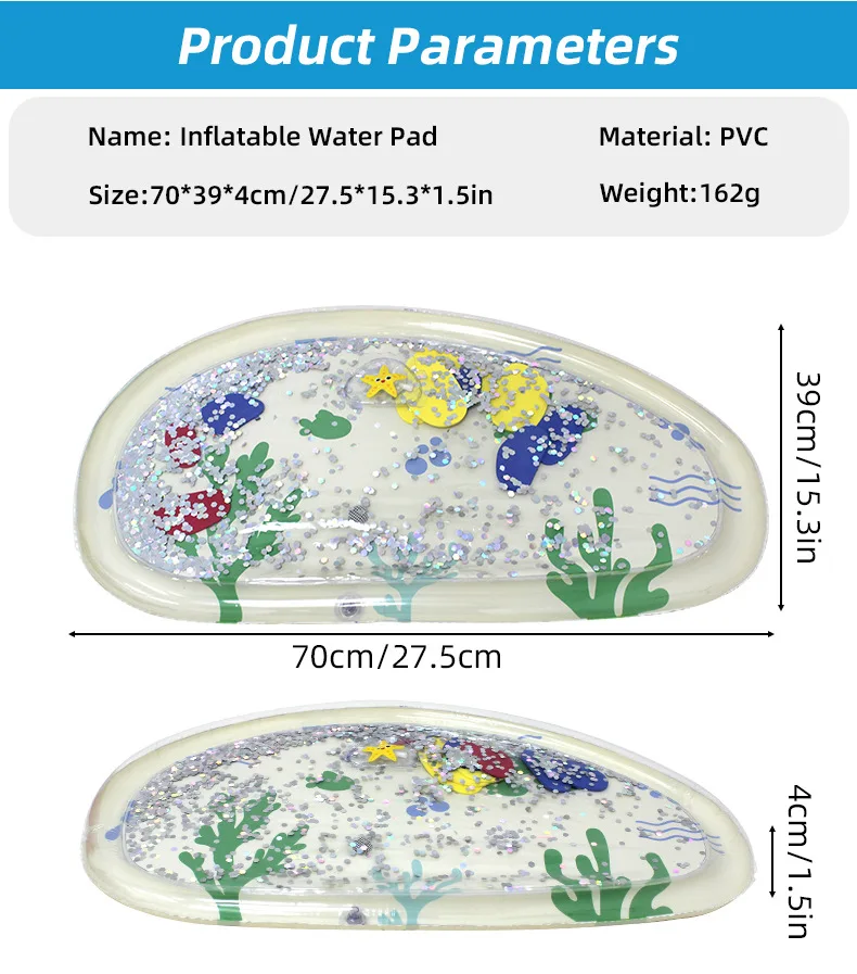 Летний надувной водный коврик для младенцев - Фотография_6