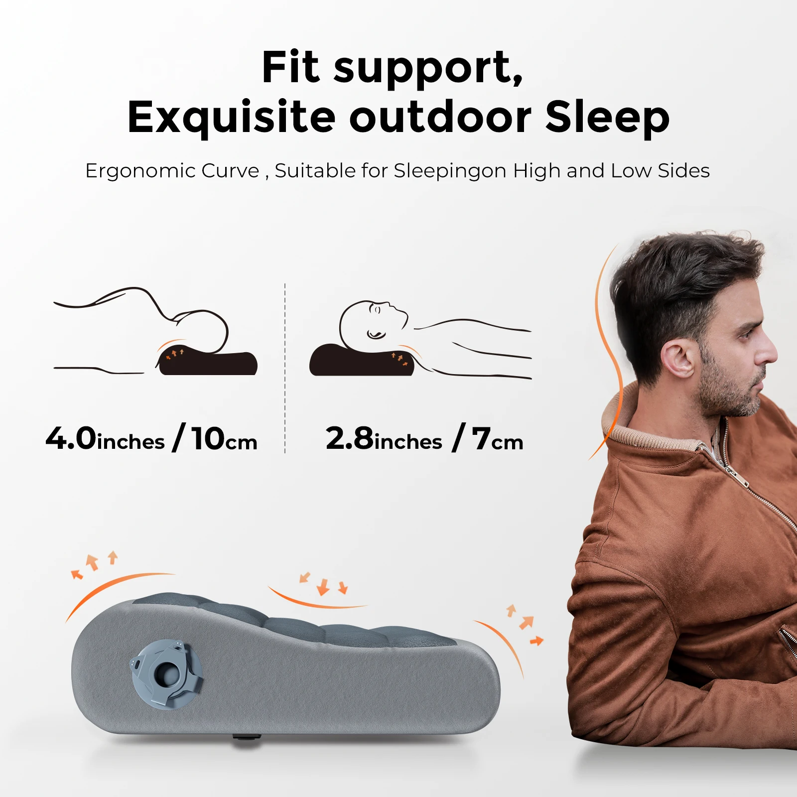 Flextail zero pillow se — надувная подушка для кемпинга - Фотография_3