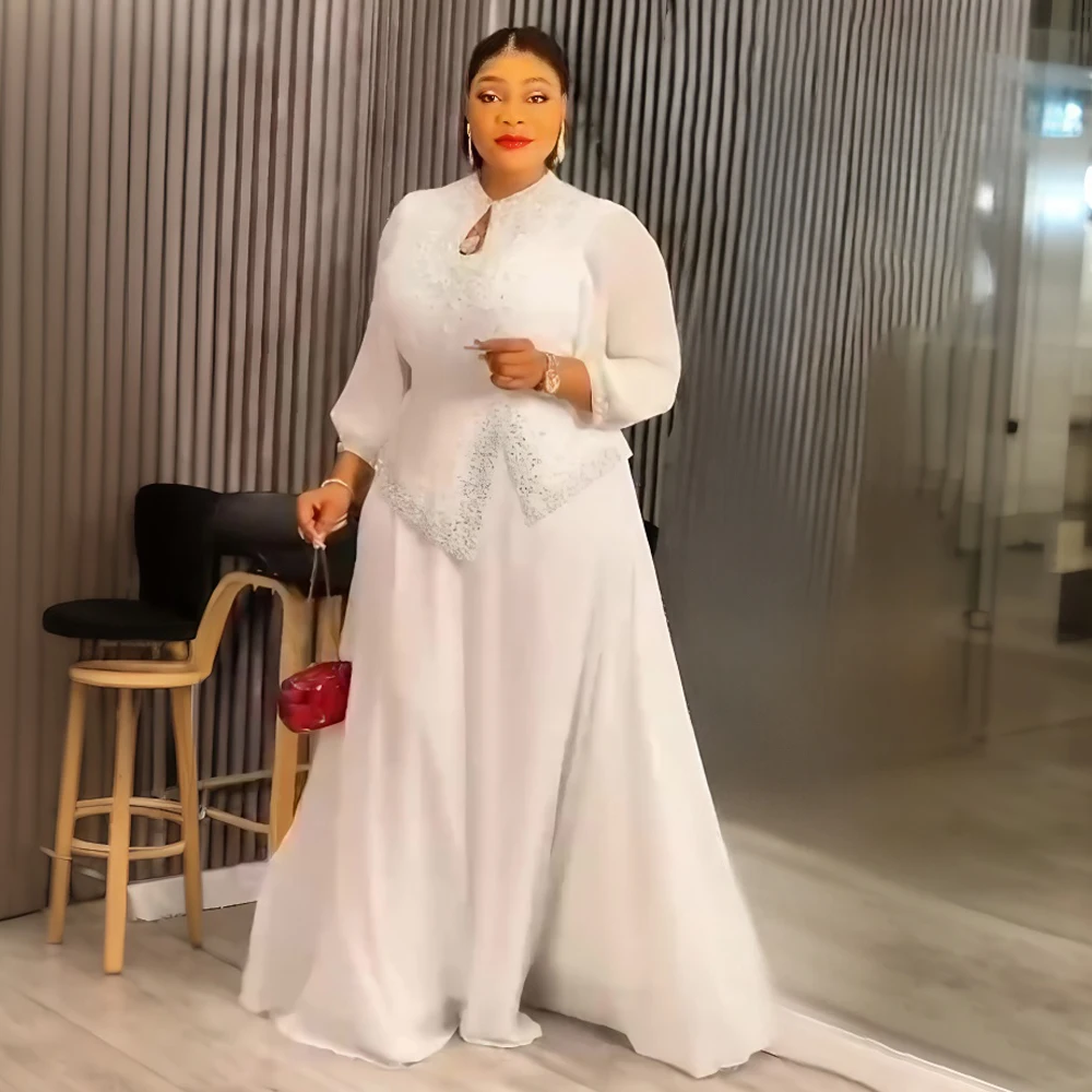 Африканские вечерние платья больших размеров для женщин - Фотография_3