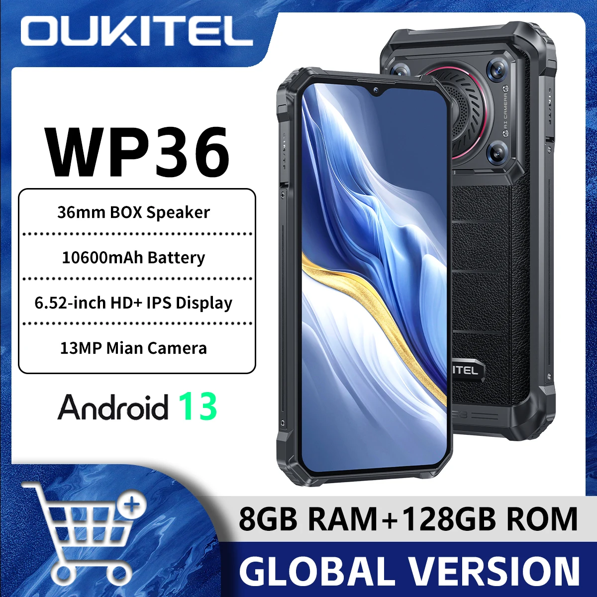 Oukitel wp36 прочный smartphonr 10600 мач 6