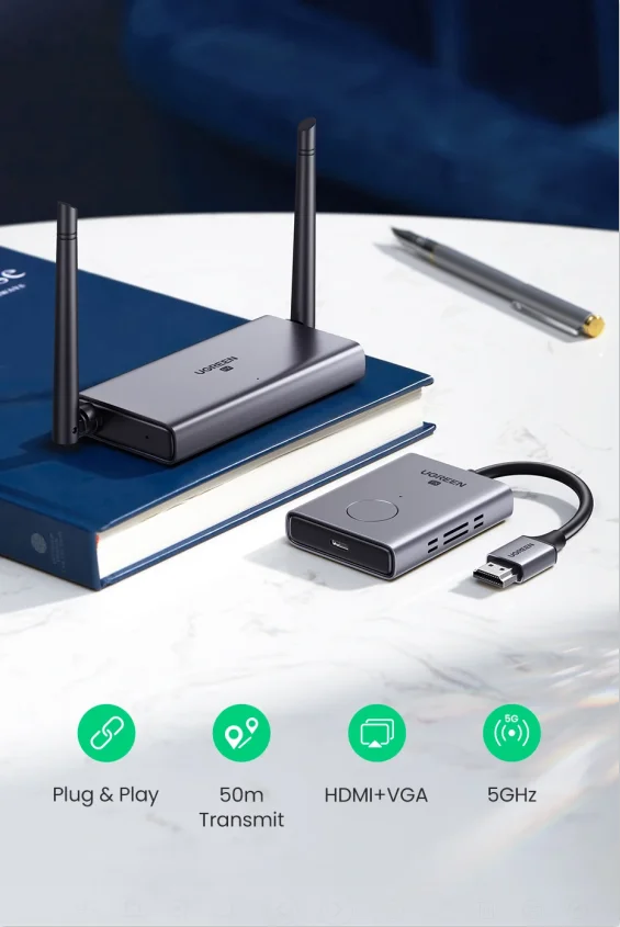 Tlf ugreen cm506 беспроводной hd-mi