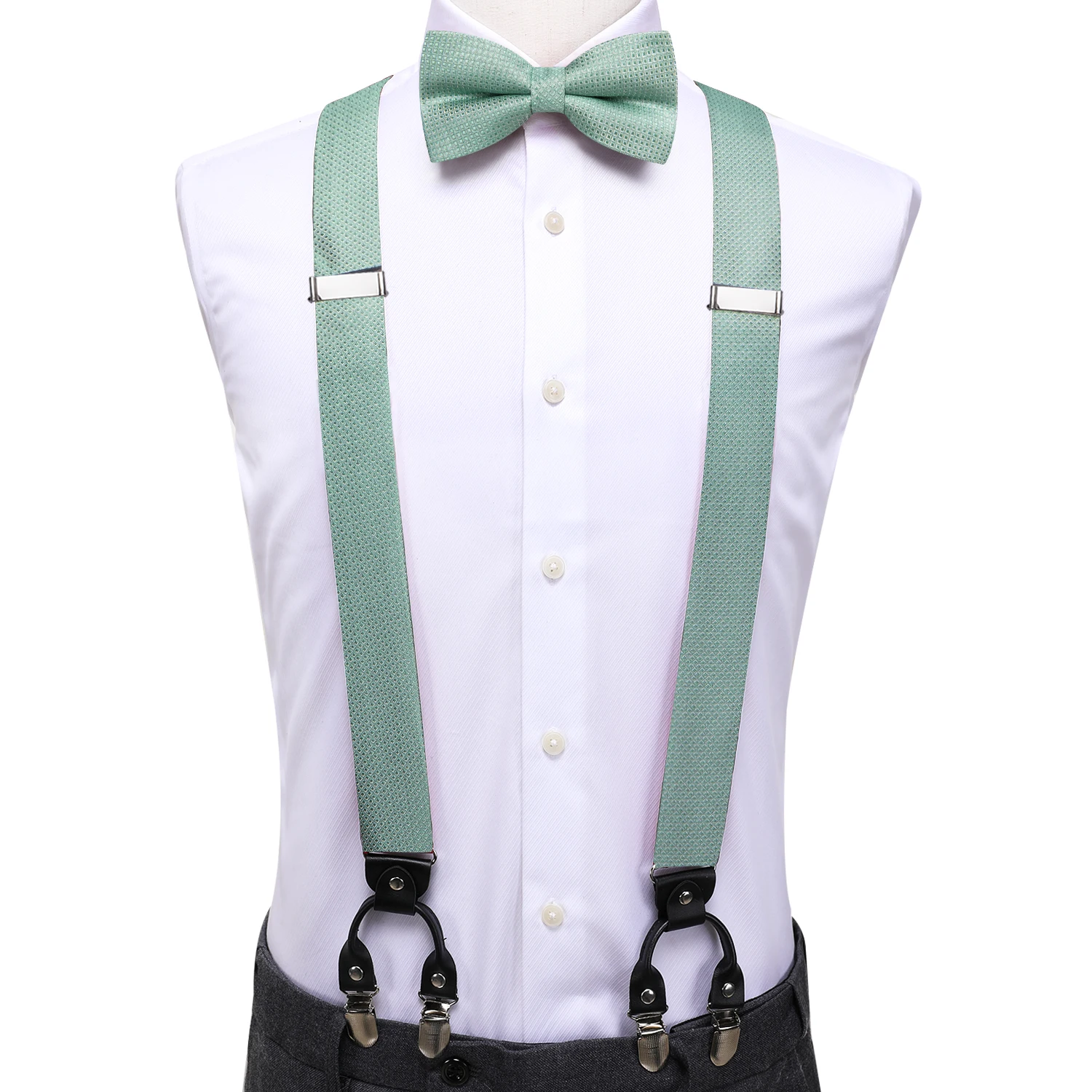 Hi-tie, винтажные шелковые мужские подтяжки