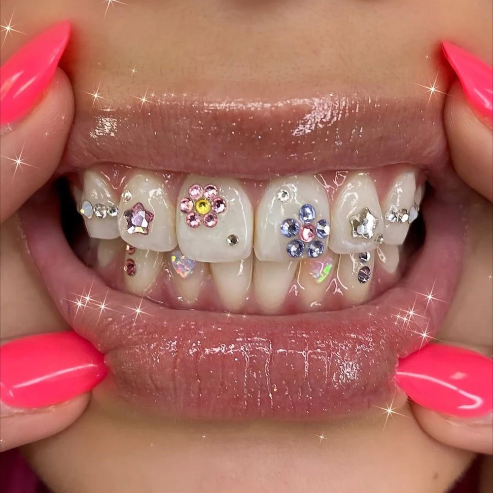 Горячий набор драгоценных камней для зубов - Фотография_5