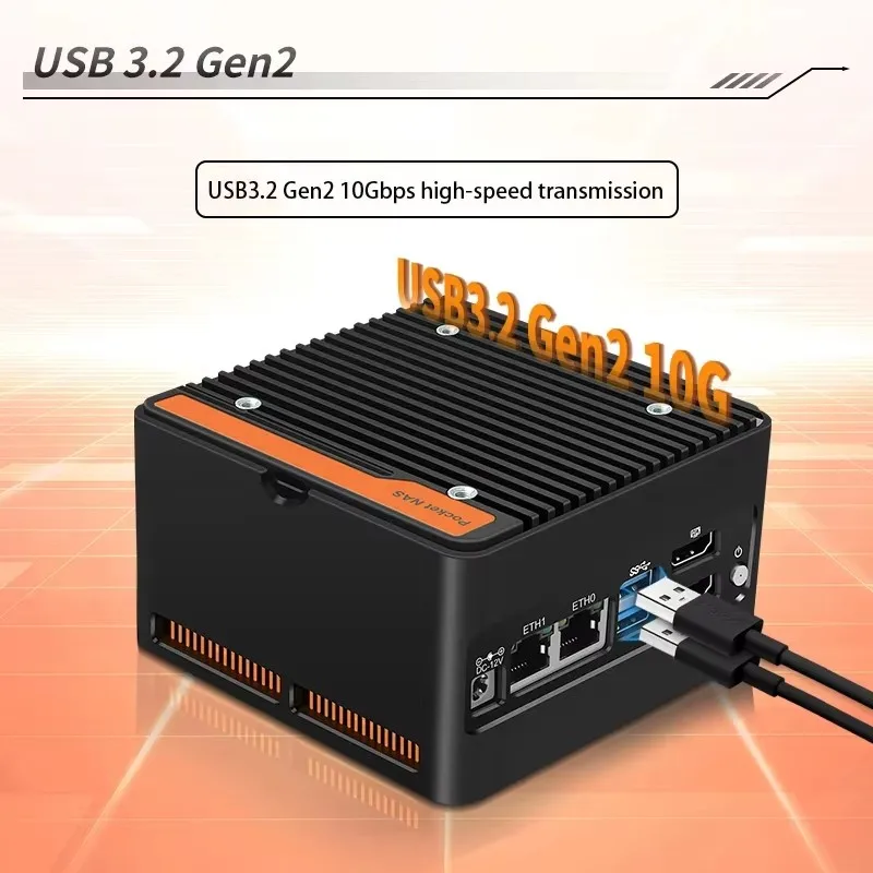 Карманная плата topton x86-p5 nas для пк intel i3-n305 n100 2xi226-v 2 - Фотография_4