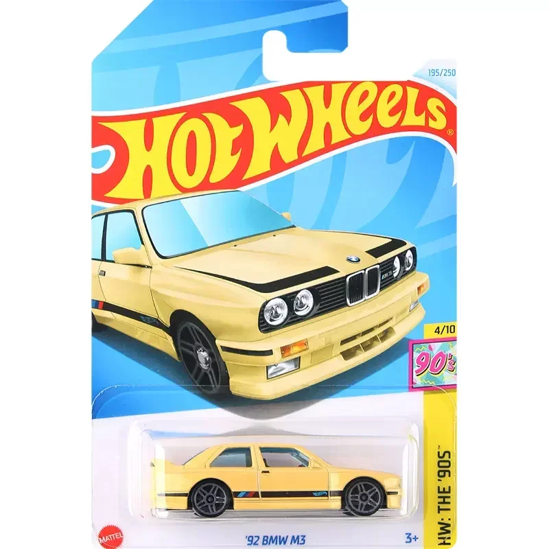 Оригинальный автомобиль hot wheels 92 bmw m3 для мальчиков