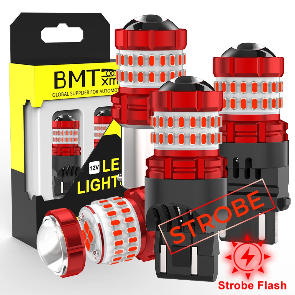 Bay15d t20 7443 w21/5w светодиодная красная