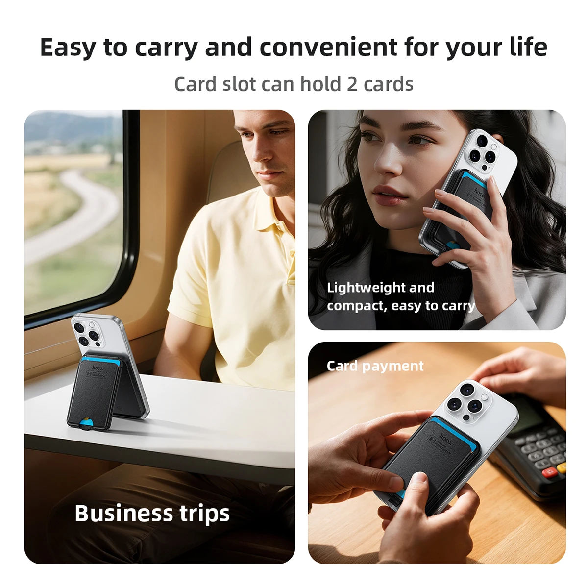 Hoco e91i магнитный держатель идентификационной - Фотография_4