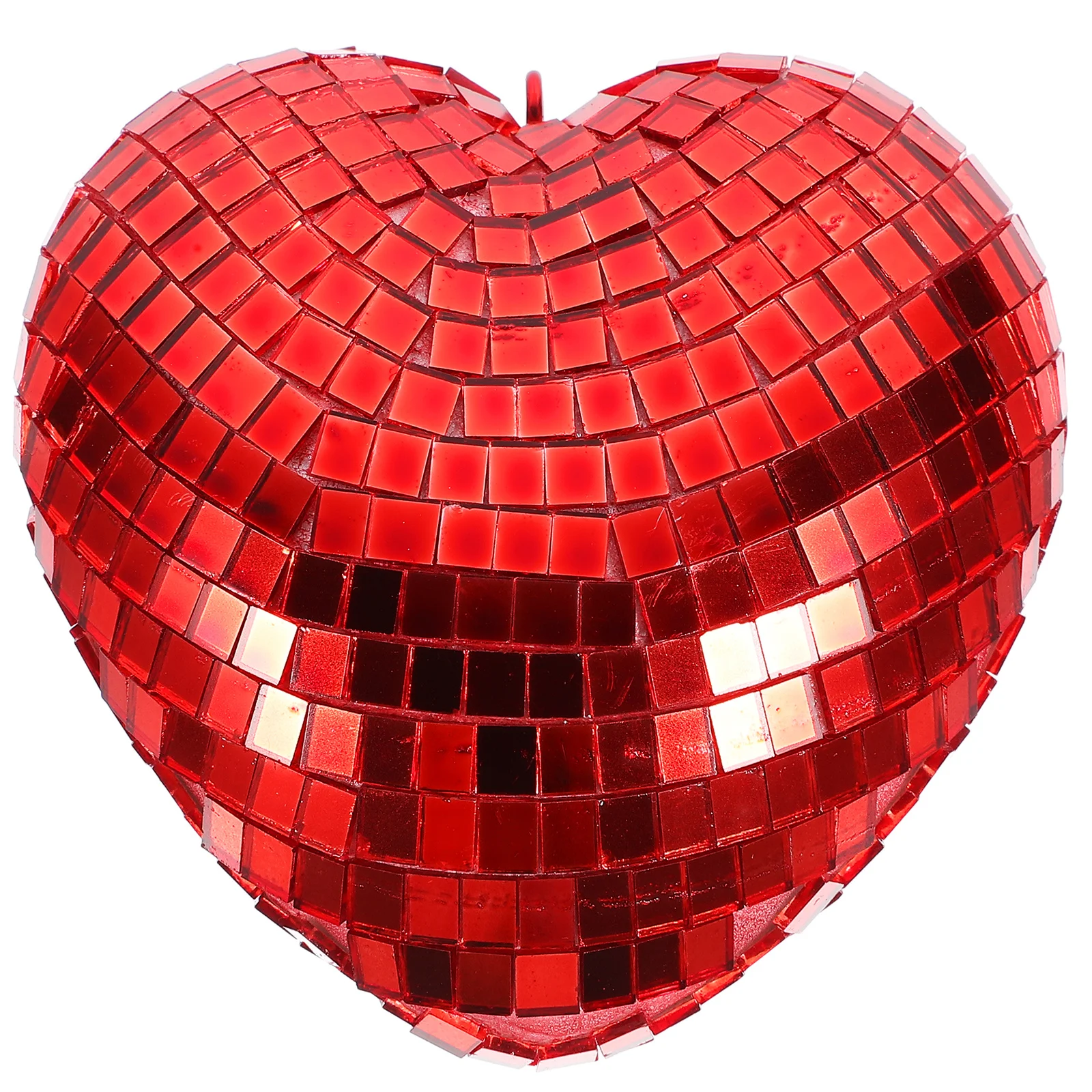 Светоотражающий зеркальный шар в форме сердца - Фотография_5