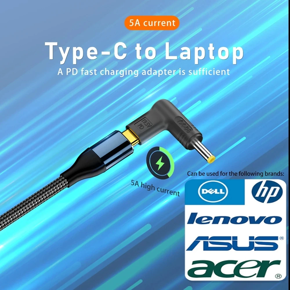 Адаптер для быстрой зарядки с usb type c на dc - Фотография_2
