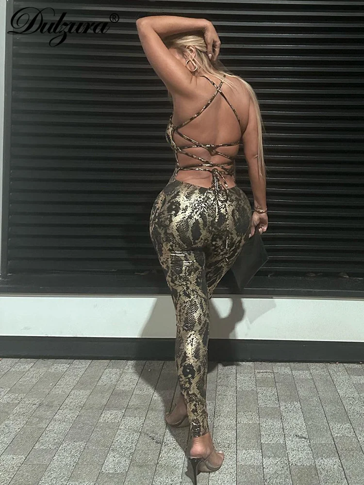 Комбинезон dulzura с открытой спиной и перекрестными бретелями - Фотография_5