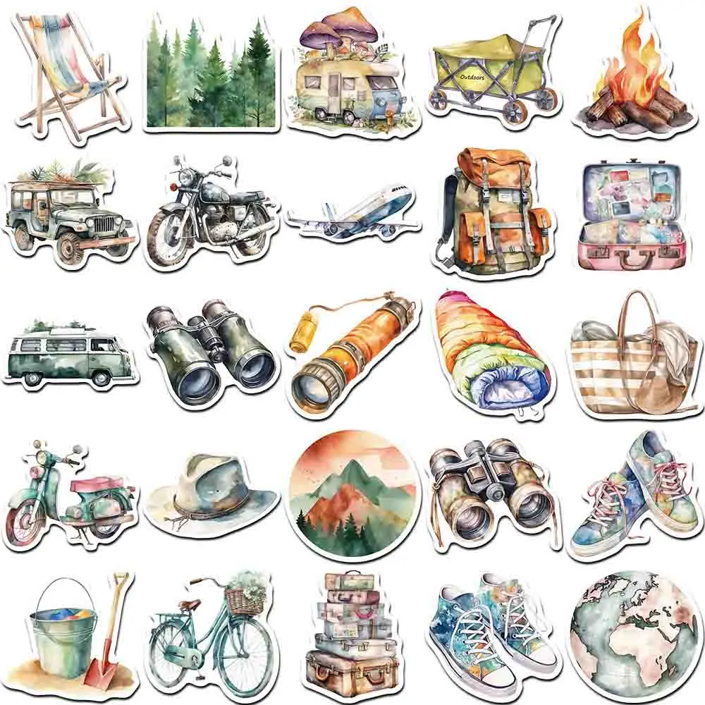 Ins стиль акварельные мультяшные - Фотография_5