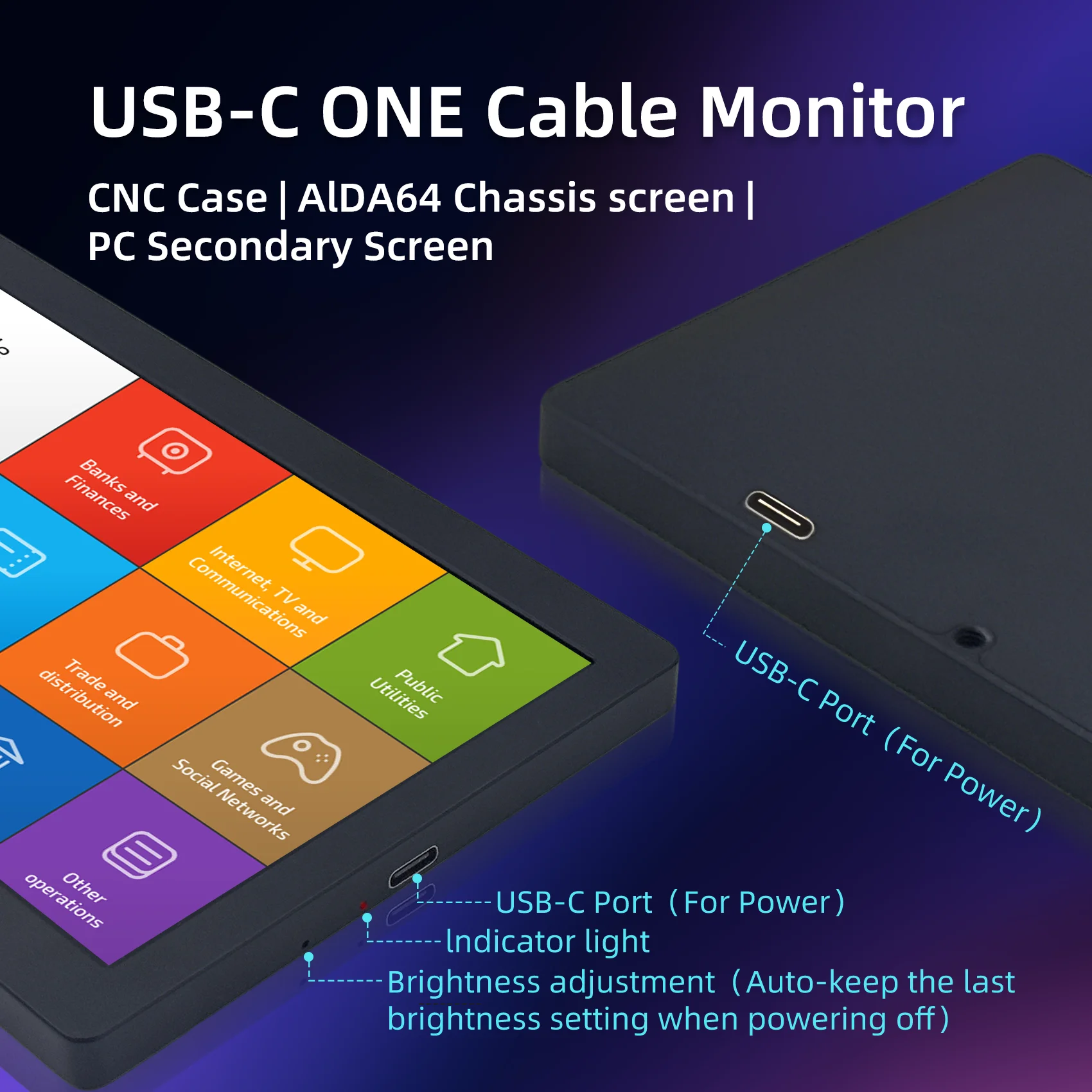 Дополнительный экран ips type-c - Фотография_3