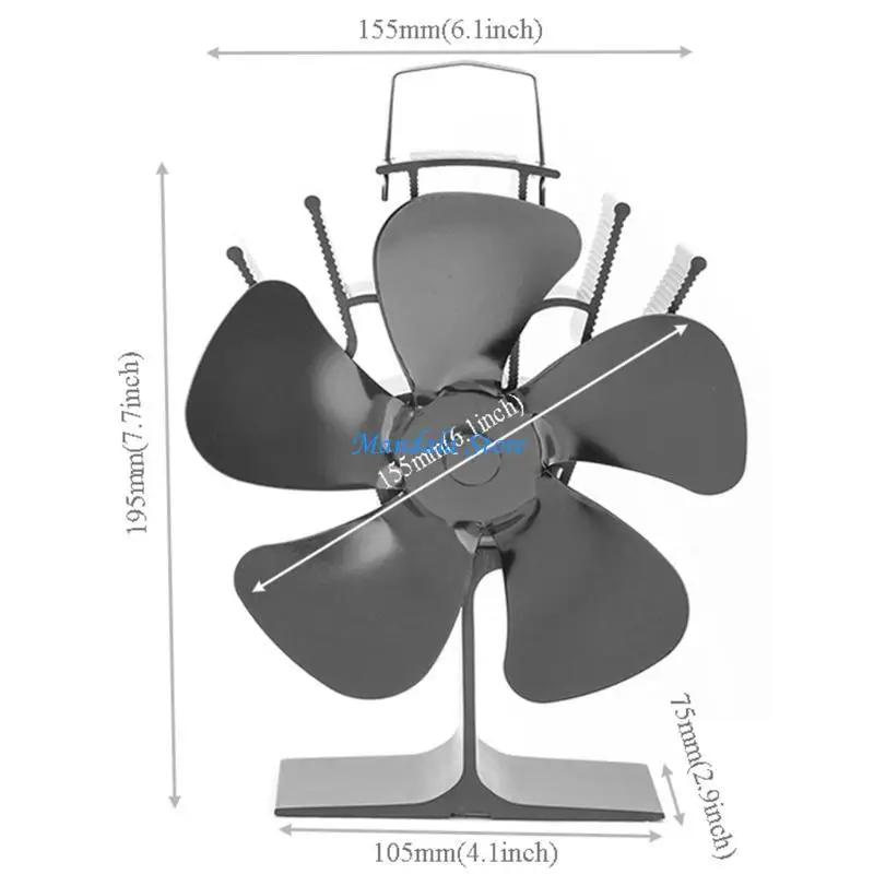 U2jc вентилятор для домашней каминной - Фотография_6