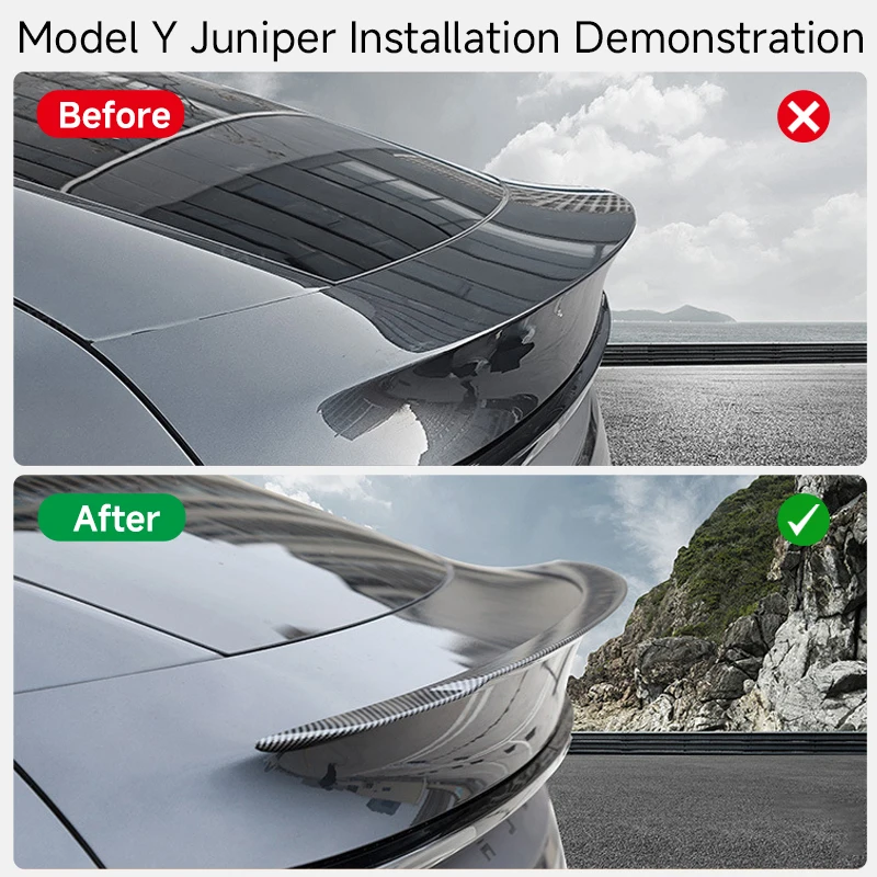 Спойлер tesla model y juniper 2025 - Фотография_6