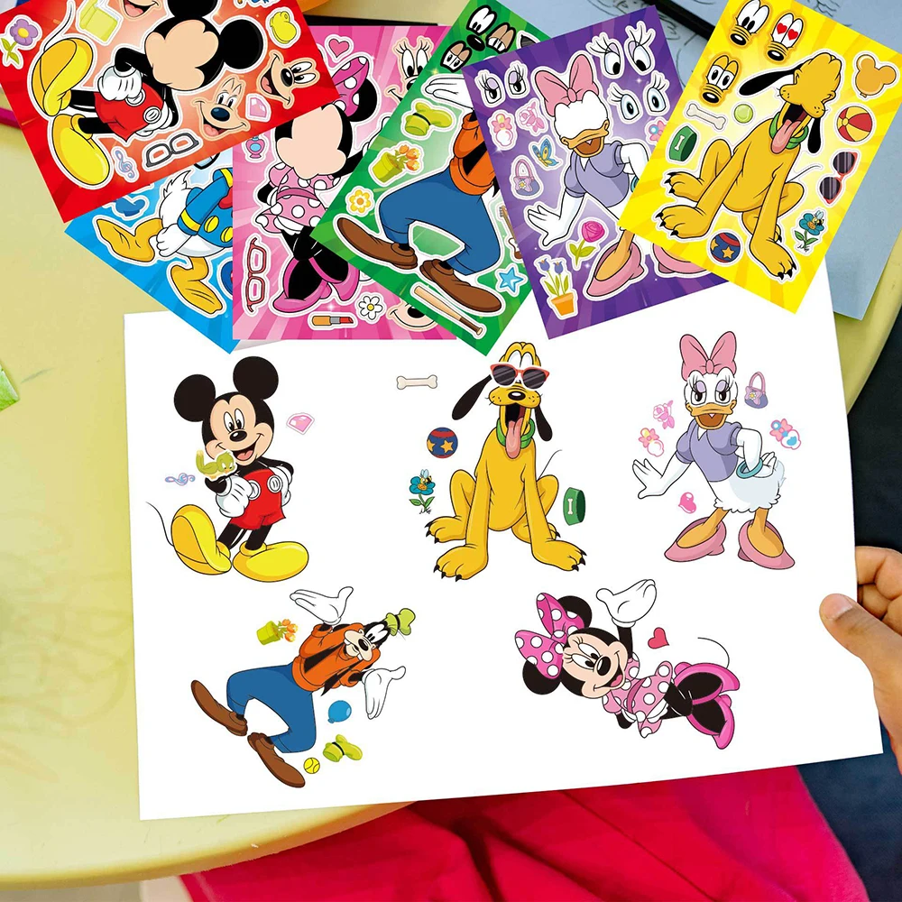 Листов disney make a face наклейки-пазлы - Фотография_4