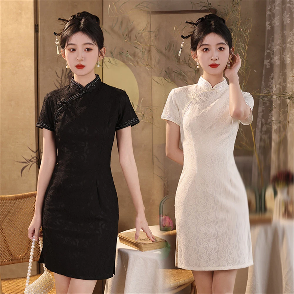 Традиционное улучшенное платье ципао для молодых девушек