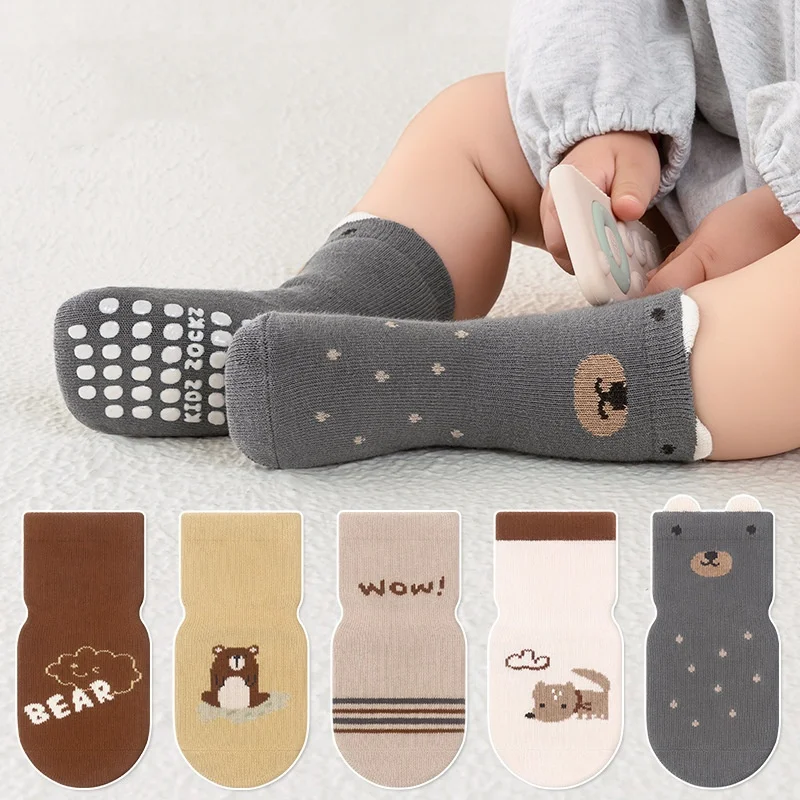 Детские нескользящие хлопковые носки lawadka - Фотография_2
