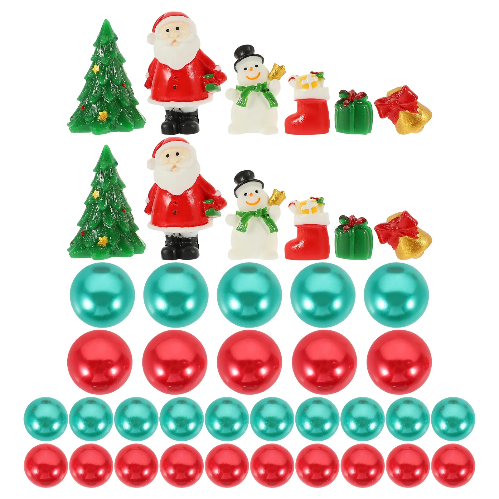 1 комплект, наполнитель для вазы с жемчугом и снеговиком - Фотография_4