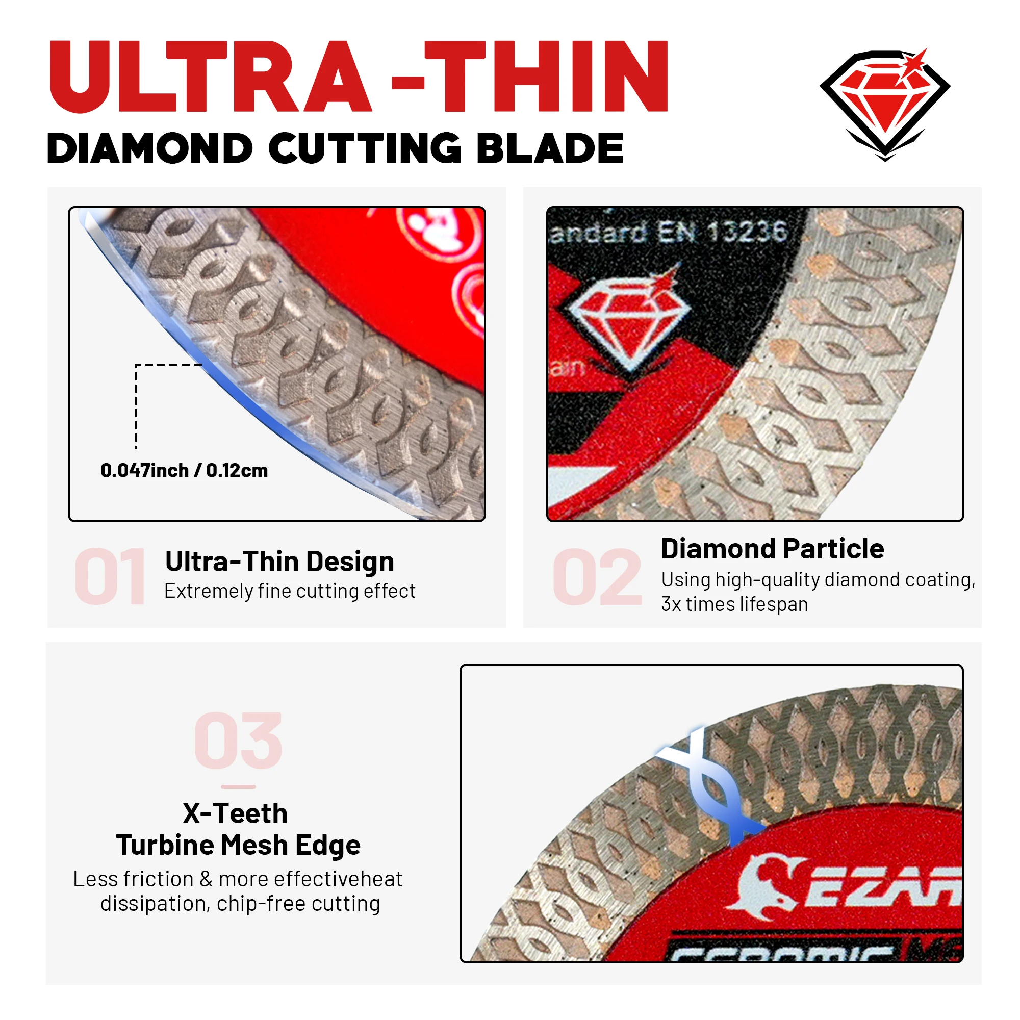 76 мм алмазный отрезной диск - Фотография_2