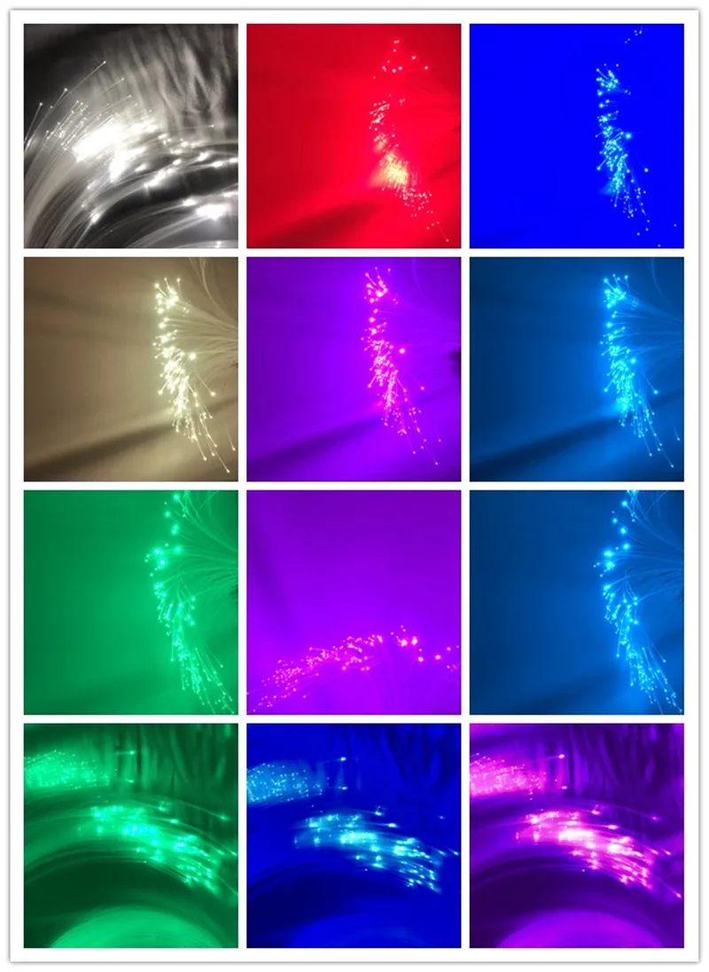 Мерцающий rgbw bluetooth wapp волоконно-оптический - Фотография_5