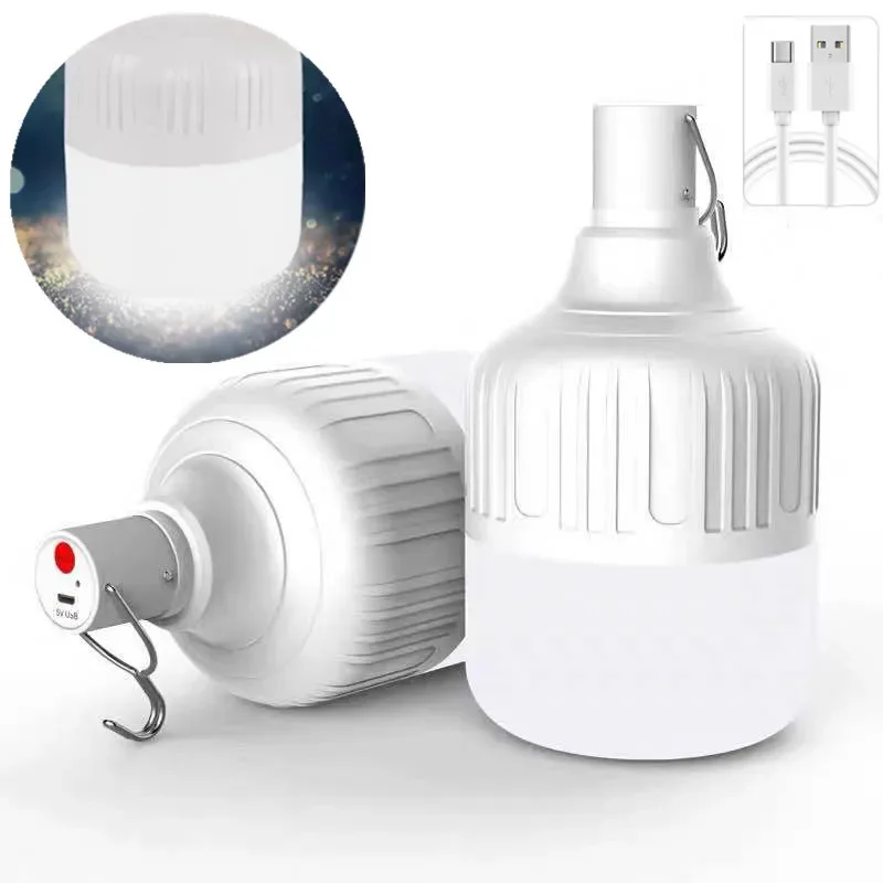 Портативный usb перезаряжаемый светодиодный фонарь для кемпинга