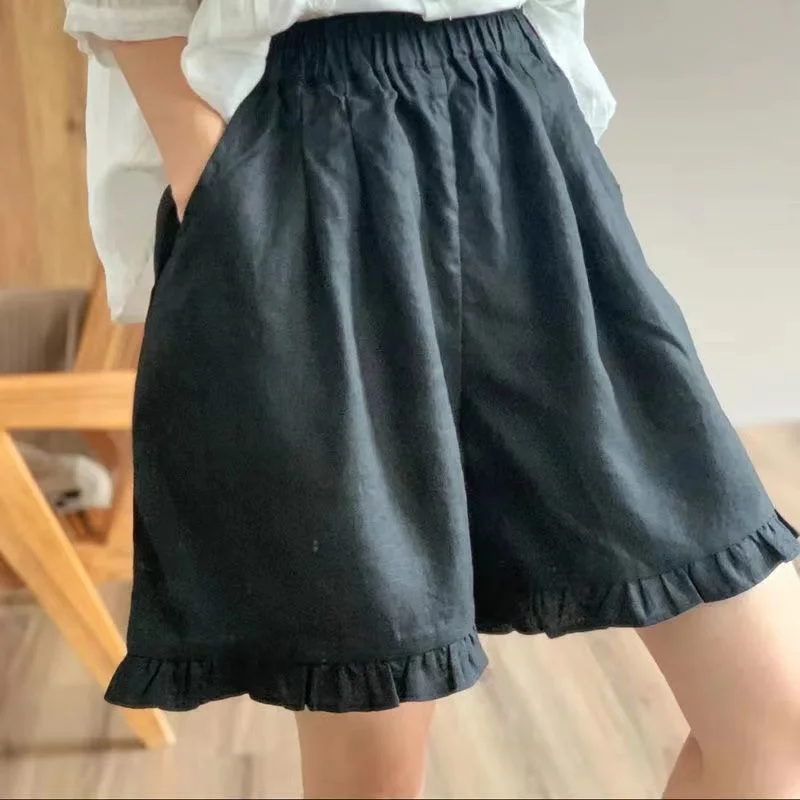 Женские шорты с оборками m-4xl - Фотография_5