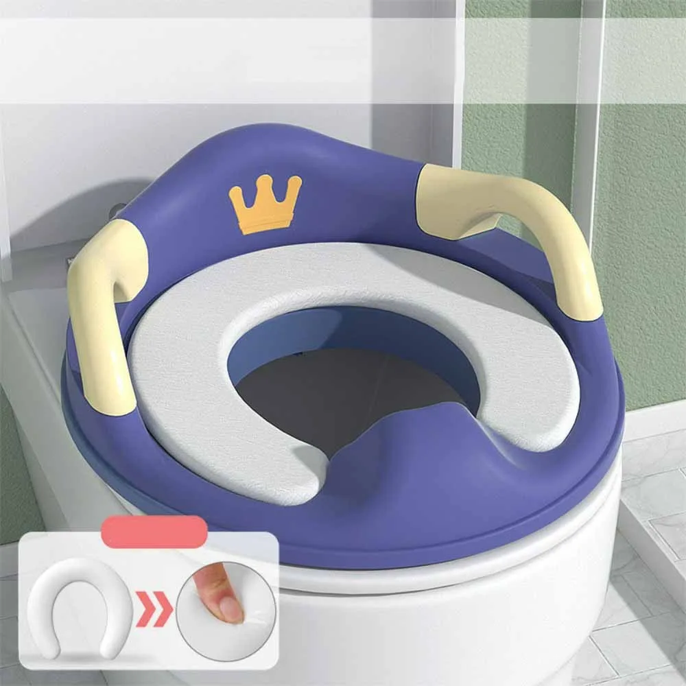 Детское сиденье для унитаза с узором короны