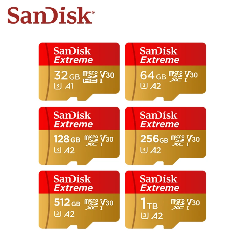 Карта памяти sandisk extreme microsdxc